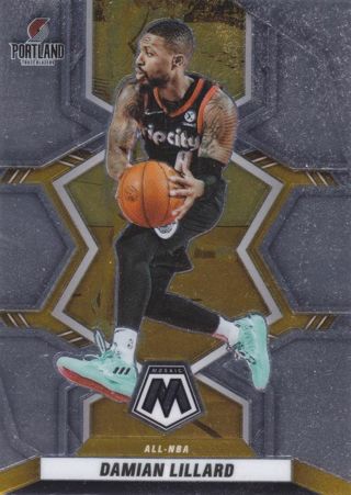 Damian Lillard 2021-22 Panini Mosaic All-NBA Portland Trail Blazers