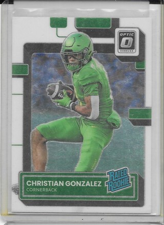 Christian Gonzalez 2023 Chronicles Draft Optic #8 Rated Rookie 