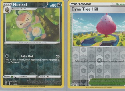 Pokemon Reverse Holo - 2 Card Holo Lot NM 
