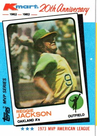 1982 Topps Kmart Reggie Jackson