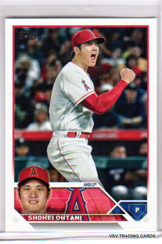 Shohei Ohtani, 2023 Topps Card #17, Angels,  (EL4)