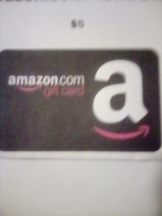 Amazon e-gift card for $5.00