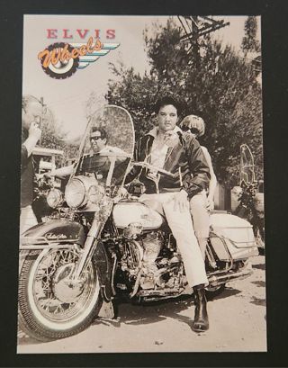 1992 The River Group Elvis Presley "Elvis Wheels" Card #375