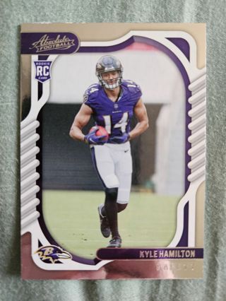 2022 Panini Absolute Rookie Kyle Hamilton