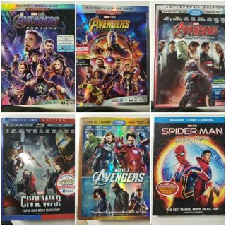 Marvel Studios MCU Blu-ray /DVD 6- movie collection.