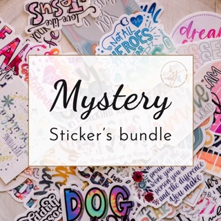 20 mystery holographic stickers