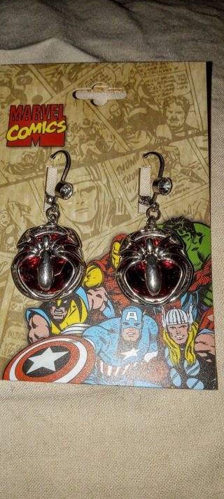 Marvel Spiderman Earrings (New)