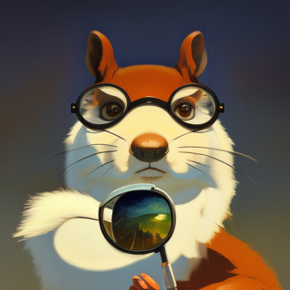 Listia Digital Collectible: Squirrel Finding Clues