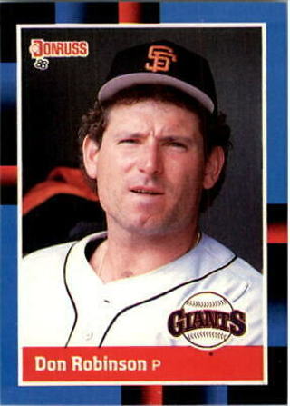 Don Robinson 1988 Donruss San Francisco Giants