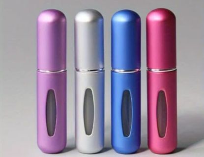 4x 5ml Refillable Perfume Bottle Necessary For Travel Portable Atomizers