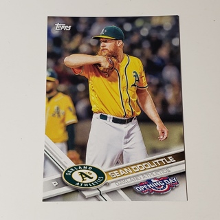 2017 Topps Opening Day #47 Sean Doolittle Athletics A's L057