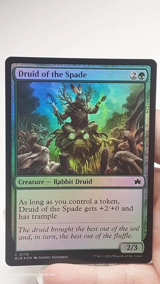 Druid of the Spade (foil) - Bloomburrow - MTG 2024 Magic The Gathering