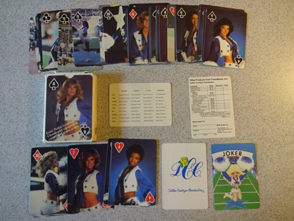 1983 & 1992 Dallas Cowboys Cheerleaders Playing and Trading Cards