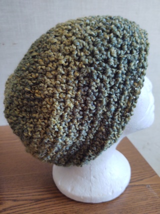 Hand Crocheted Slouch Hat 