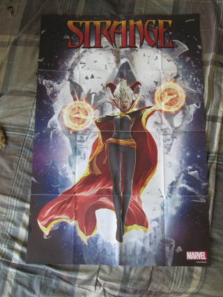 Huge 24"x36" Comic Shop promo Poster: Marvel - Strange