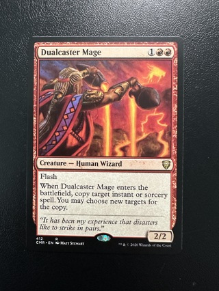 Dualcaster Mage MTG Magic the Gathering CMR Rare Card