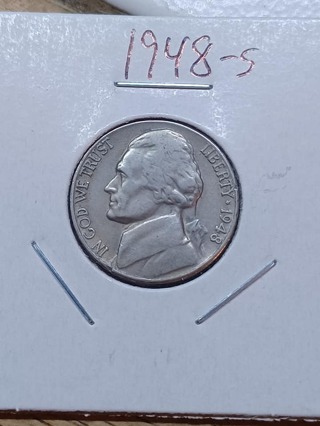 1948-S Jefferson Nickel! 33