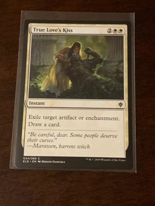 Magic the Gathering Throne of Eldraine True Love's Kiss