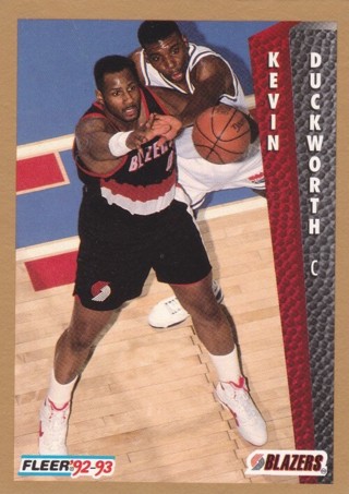 Kevin Duckworth 1992-93 Fleer Portland Trail Blazers