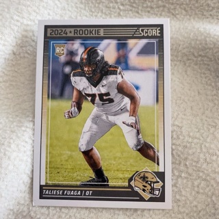 2024 Score Football Card #313 Taliese Fuaga RC