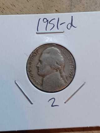 1951-D Jefferson Nickel! 24.2