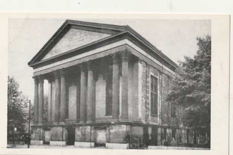 Vintage Unused Postcard: B&W: Third & Scots Presbyterian Church, Philadelphia, PA