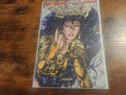 Brainstorm comics The Vampress Luxura #1 autographed by Kirk Lindo at a convention
