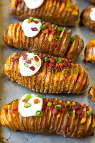 SLICED BAKED POTATO RECIPE CARD+10 DESSERT RECIPE CARDS TOO