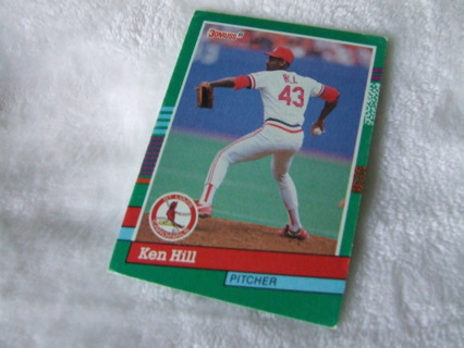 1991 Ken Hill St. Louis Cardinals Donruss Card #60