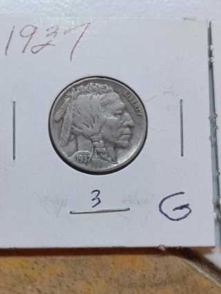 1937 Buffalo Nickel! 28.3