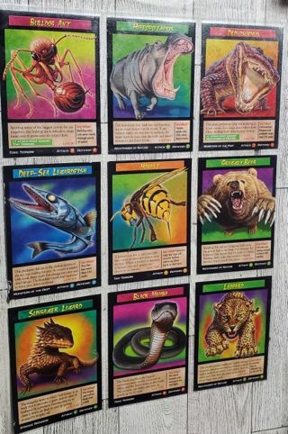 9 Weird n' Wild Creatures Cards