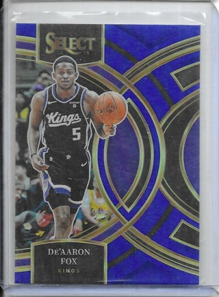 De'Aaron Fox 2023-24 Select Prizm Blue #152