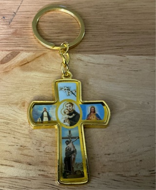 Cross keychain 