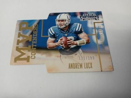 Andrew Luck 2015 Panini Contenders MVP /199 #MVP2 Indianapolis Colts