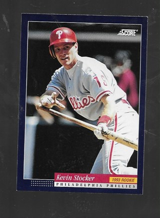 1994 SCORE KEVIN STOCKER ROOKIE #619