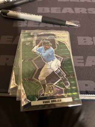 2022 mosaic green prizm rc vidal brujan