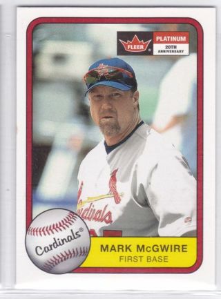 Mark McGwire 2001 Fleer Platinum St. Louis Cardinals