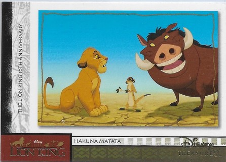 2003 Disney Treasures The Lion King 10th Anniversary #LK6 Hakuna Matata