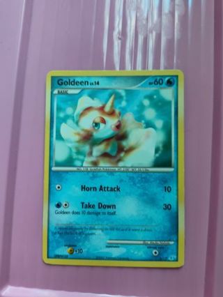 Goldeen Pokemon Card