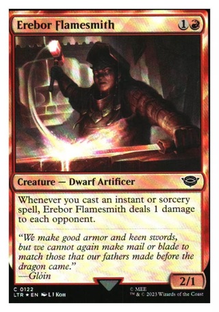 Erebor Flamesmith (foil) Lord of the Rings MTG - NM+ Mythic Relics