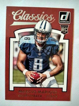 2015 Marcus Mariota silver rookie card