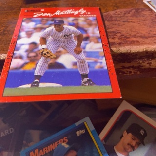 1990 donruss don mattingly baseball card 