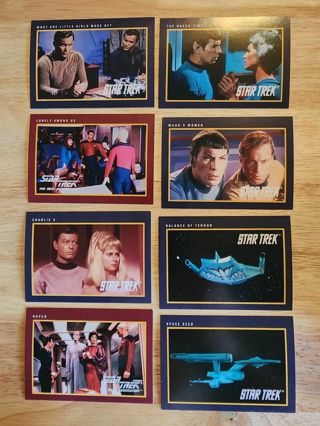 8 Star Trek Cards