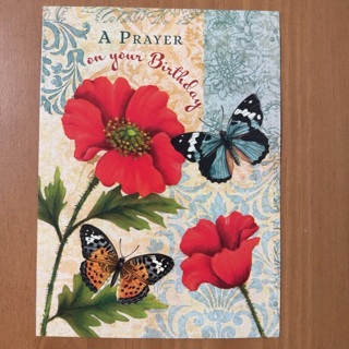 Birthday Prayer Card