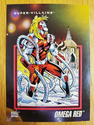 Marvel 1992 - Omega Red #124 - Impel Marvel Universe Series 3 Trading Card 