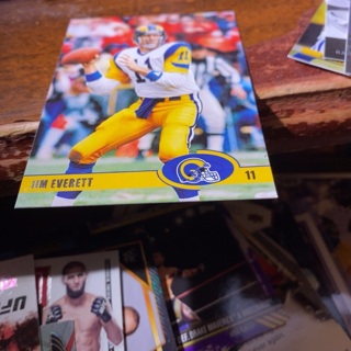 2023 panini donruss 2003 jim Everett football card 