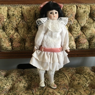 PORCELAIN 16 Inch Doll!! ❤️ Beautiful!! , FREE Shipping!