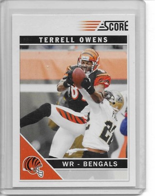 2011 Score Panini NFL Football Terrell Owens Card