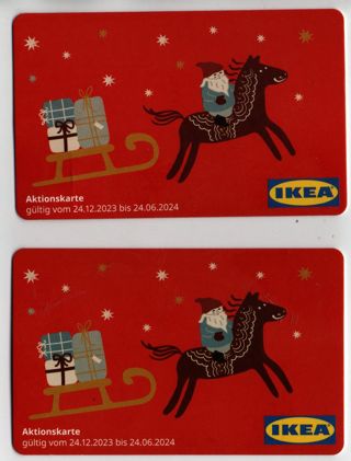 2 gift cards IKEA Germany