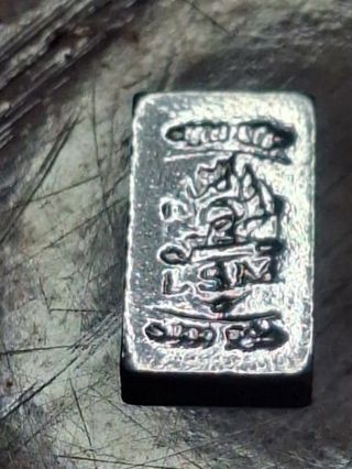 1/10 Troy Ounce .999 FINE SILVER Barter Bar LOCAL SILVER MINT Low Reserve